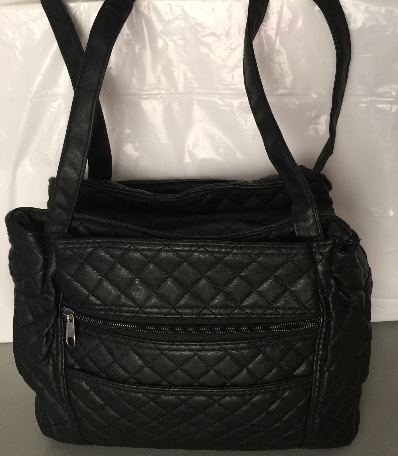 New Quilted black microfiber shoulder bag purse organizer Handbag Gold coast - Handbags & Purses