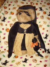 Boyds Bears Endora Spellbound Halloween Witch Bear With Black Cat - $20.99