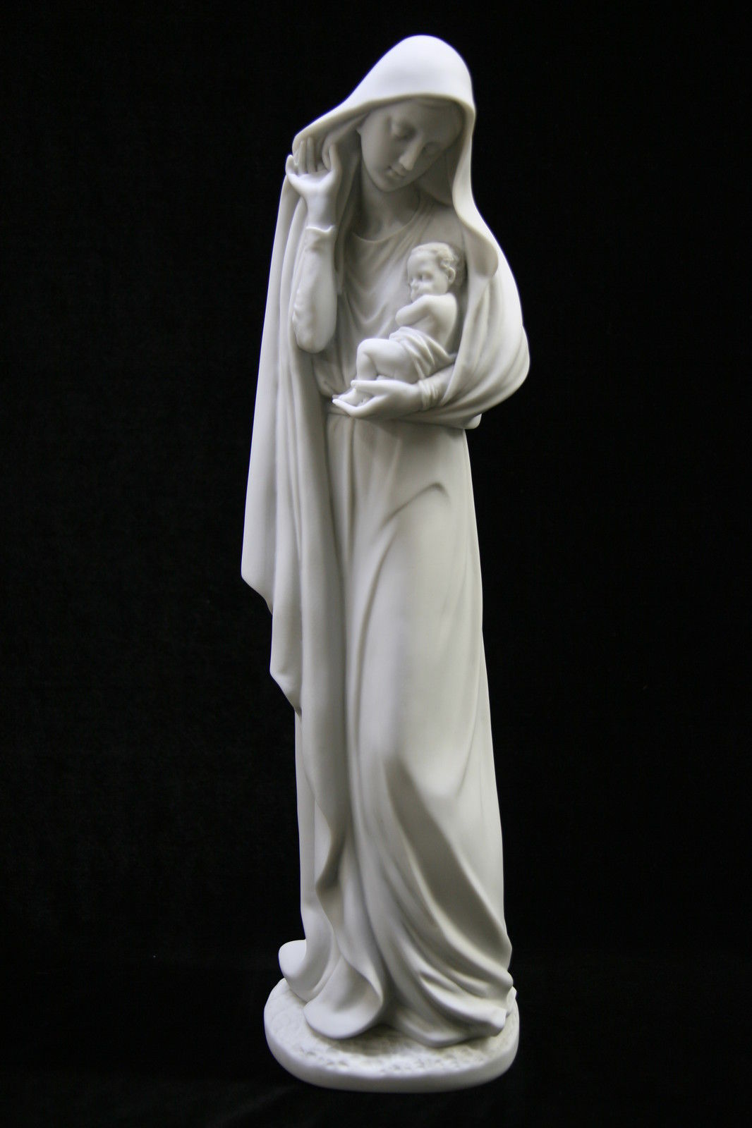 Large Virgin Mary Mother and Jesus Italian Statue Sculpture Religious