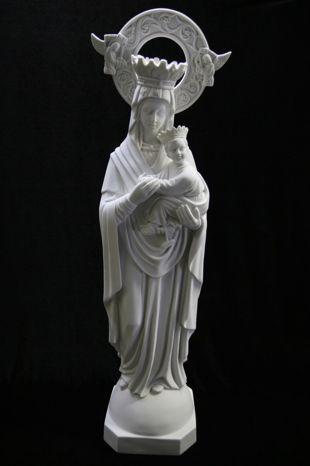 27" Our Lady of Perpetual Help White Catholic Religious Statue Made in