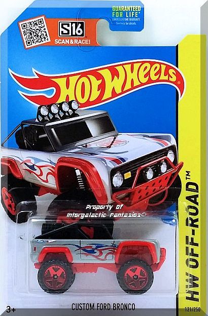 Hot Wheels - Custom Ford Bronco: HW Off-Road 2015 - HW Hot Trucks #121/ ...