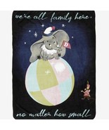 Disney Dumbo family super plush throw blanket 48" x 60" - $41.58