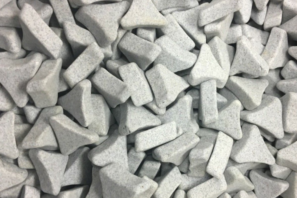 1 LB CERAMIC TUMBLING MEDIA ABRASIVE POLISH METAL DEBURRING TUMBLER 1