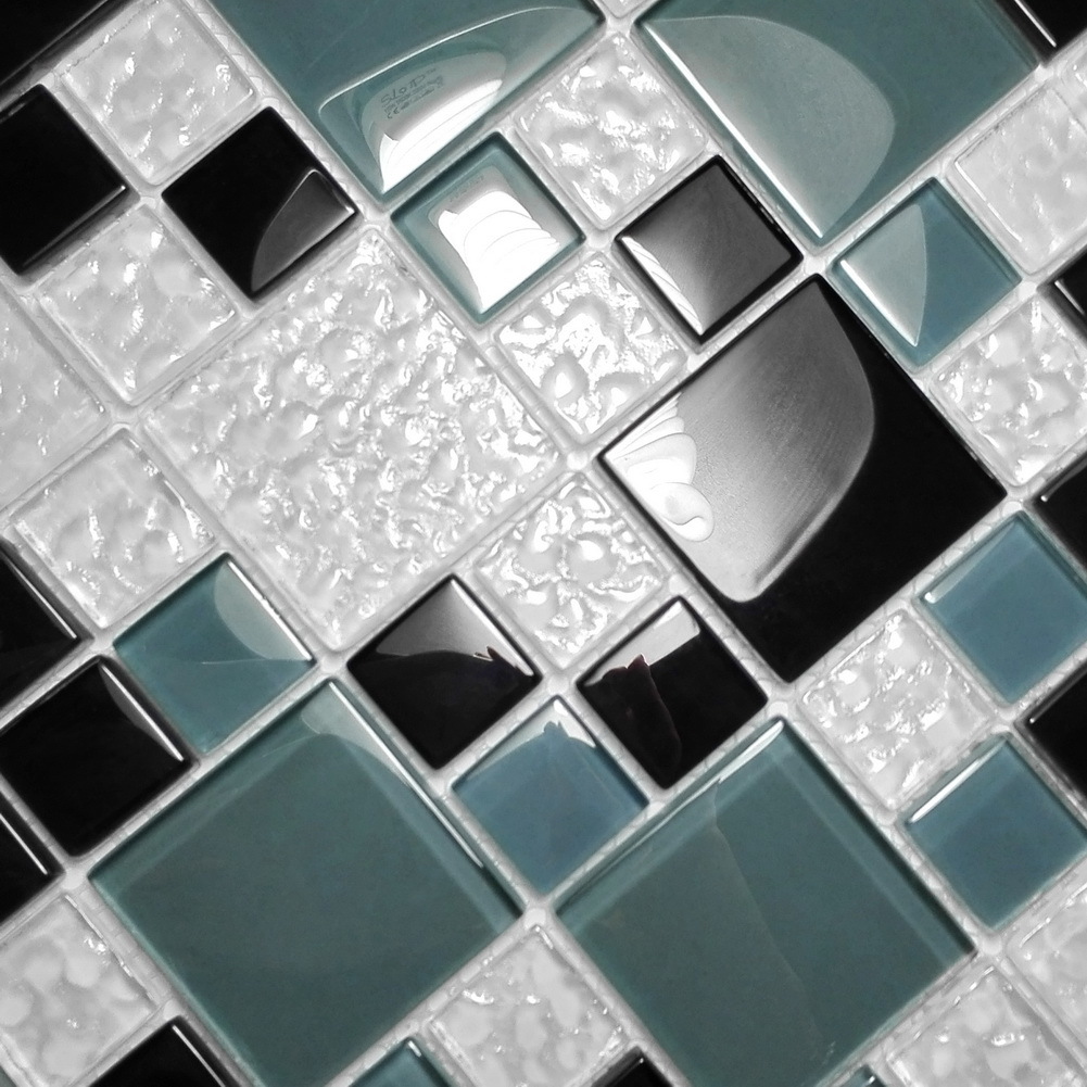 Tricolor Lattice - 3-Dimensional Mosaic Decorative Wall Tile(2PC)
