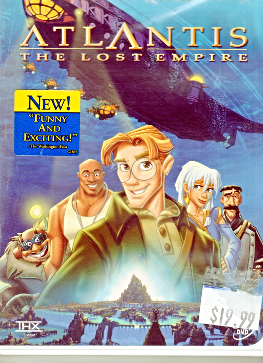 DVD Movie - Atlantis The Lost Empire - Walt Disney DVD - DVDs & Blu-ray ...