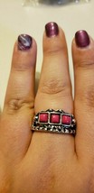 Paparazzi Ring (One Size Fits Most) (New) Color Me Epressed! Pink Ring - $7.61