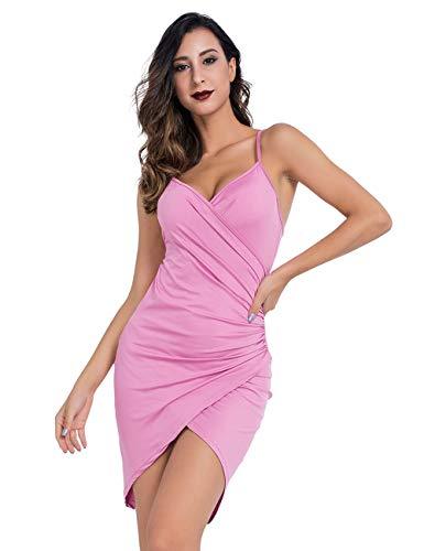 sexy pink club dress