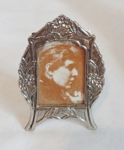 Miniature Metal Picture Photograph Frame Victorian Style Free Standing - $1.99