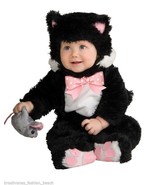 Infant Inky Black Kitty Baby Halloween Costume Cat (6-12 months) Fantasi... - £20.94 GBP