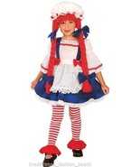 Rag Doll Girl Halloween Costume (Size 2-4) Fantasia Boneca - £20.94 GBP