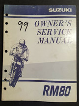 Oem Suzuki RM80 Dealer Factory Owner's Service Manual 99011-02B74-03A - $12.95
