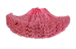 Beautifulfashionlife Girls Tulle pettiskirt Tutu Skirts Red,Small - $24.74