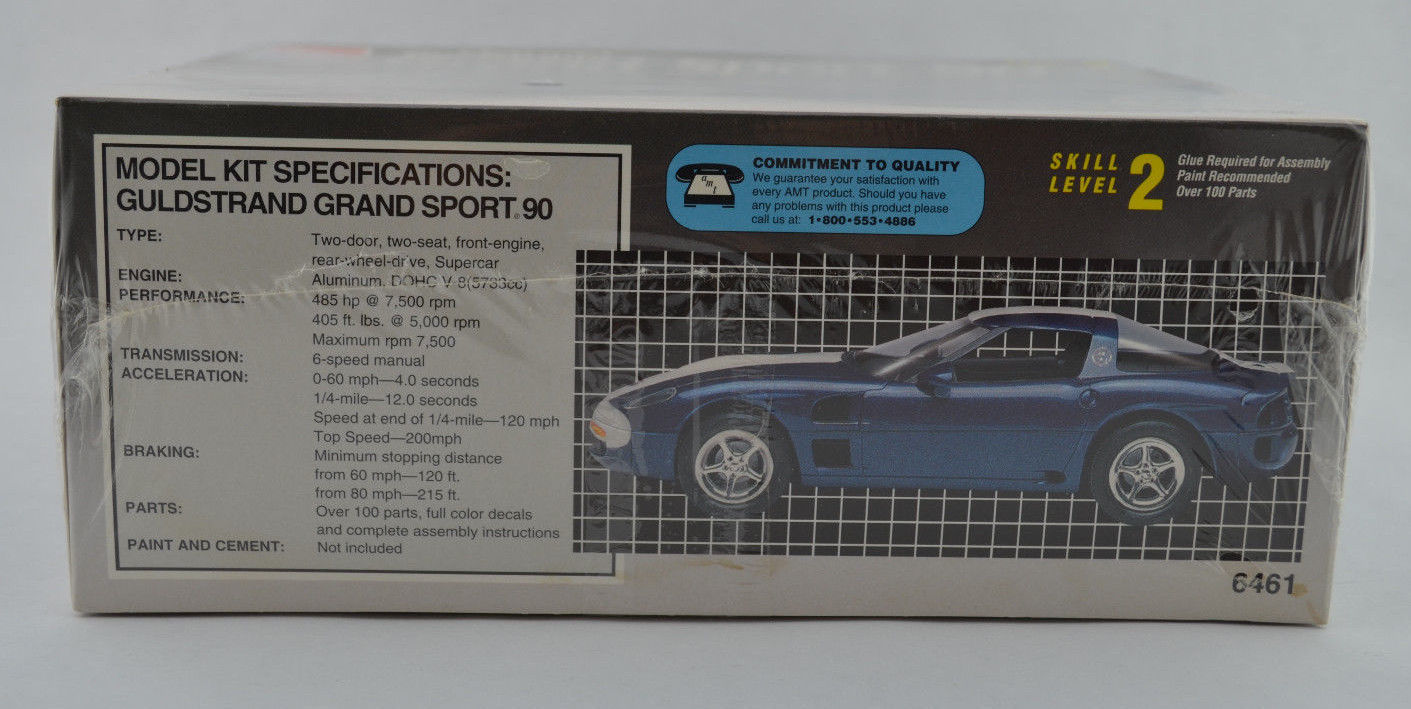 AMT/ERTL Guldstrand Grand Sport 90 Plastic Model Kit 6461 Skill Level
