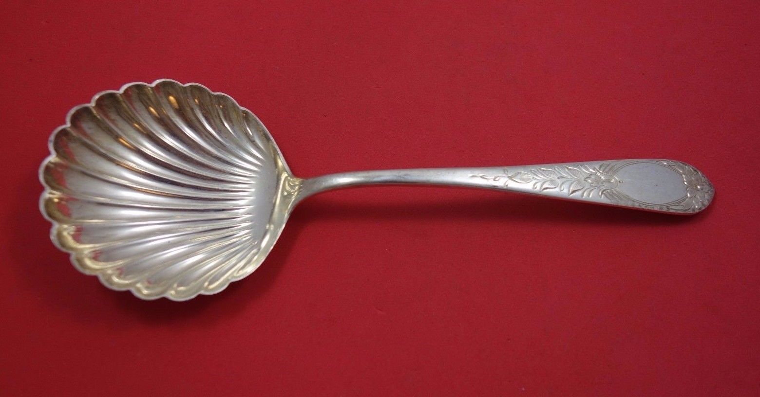 Repousse by Kirk Sterling Silver Pastry Server Fancy Vermeil HH Custom