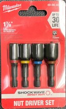BRAND NEW Milwaukee 49-66-4562 1-7/8" Shockwave Magnetic Nut Driver Set 4pc - $16.14