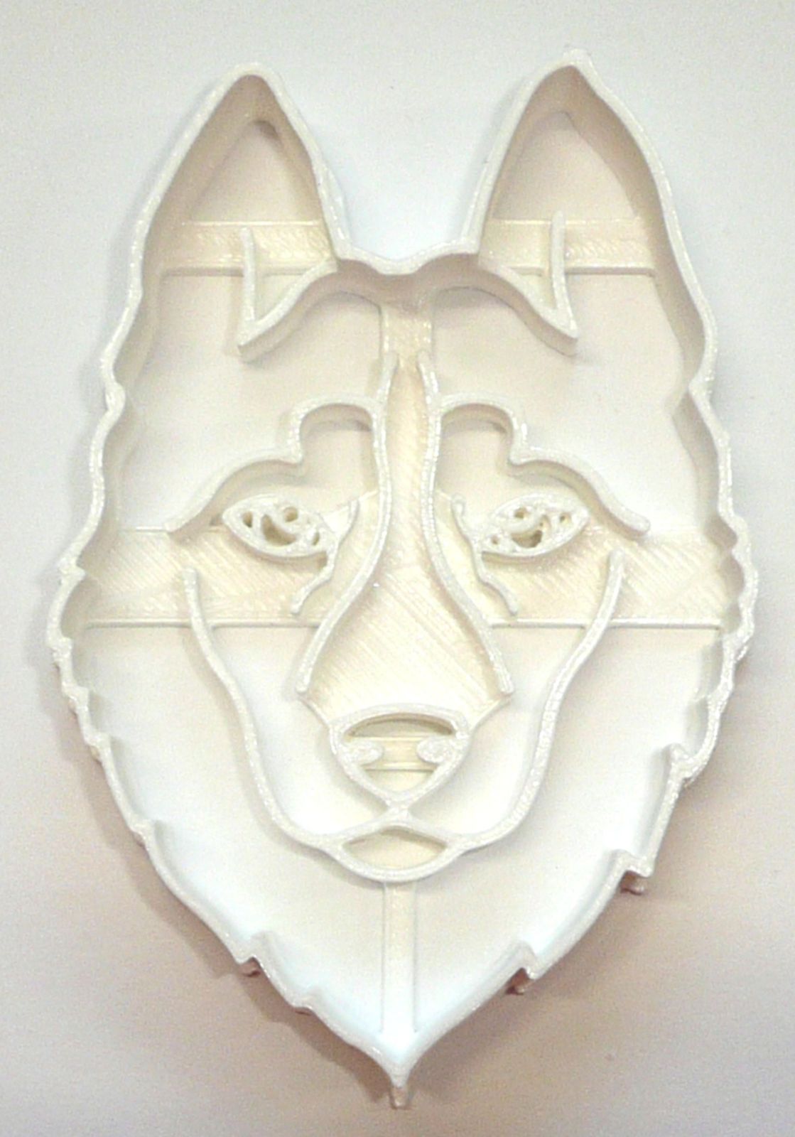 Husky Dog Face Detailed Double Coat Working Sled Breed Cookie Cutter USA PR3851