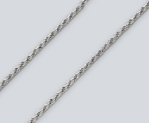 Rope Chain Necklace - 20 inch* (1.5mm* wide) - Sterling Silver - Made Italy [BN]