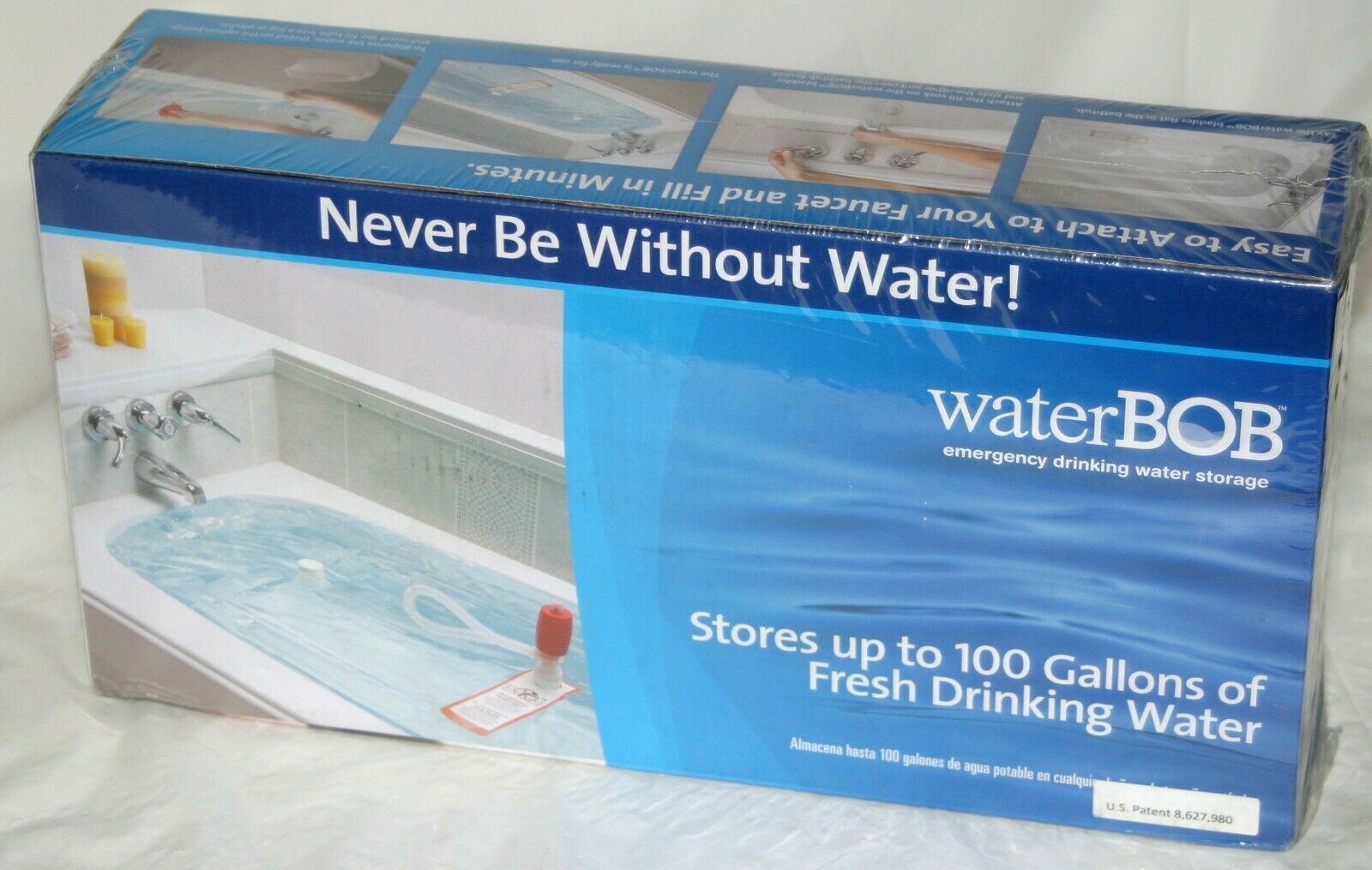 WaterBOB Water BOB Emergency Drinking Water Storage Bathtub Tank Pump