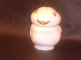 Avon milk glass snow bird jar/bottle. Empty - $4.99
