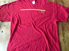 Nike Shirt Red Yellow Stripe XL 90&#39;s rare vintage - $15.19