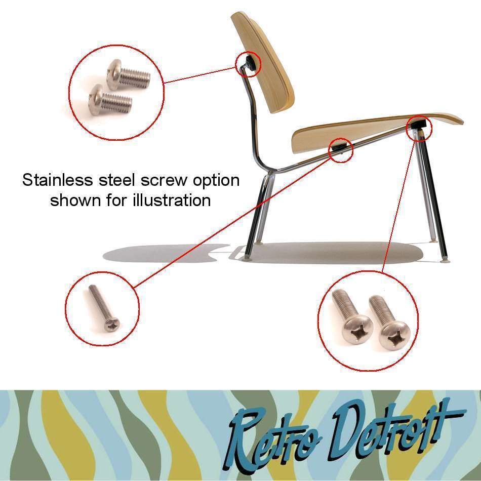 Eames Wood Dining/Lounge DCM/LCM Chair Screw and 50 similar items