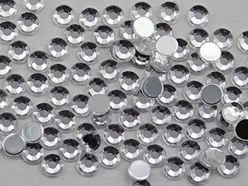 3mm SS12 Crystal Clear A01 Acrylic Rhinestones For Face Painting, Lead Free. ...