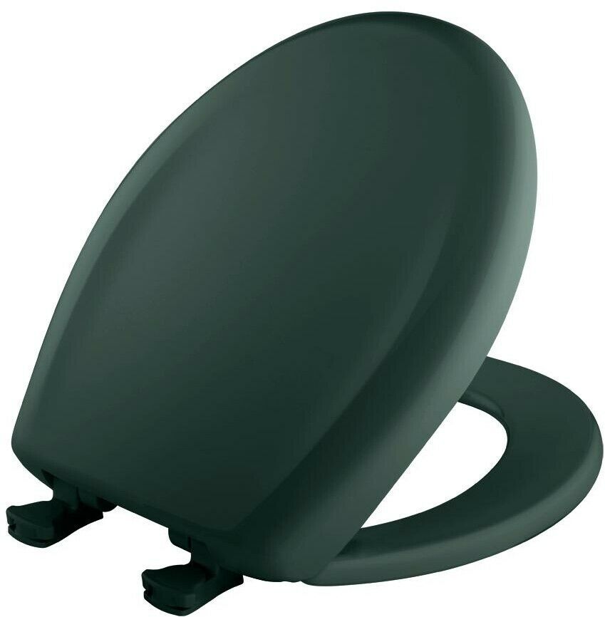 BEMIS Toilet Seat Round Closed Front Timberline Resilient Plastic Green