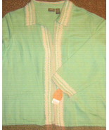 NWTS * NORTON MCNAUGHTON * Womens sz 1X 14W-16W classic green Blazer Jacket - $18.85