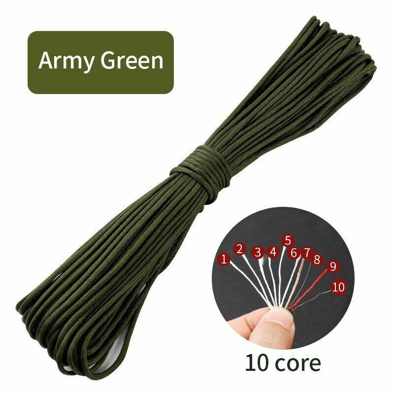 Multifunction Paracord Fire Making 550 With Tinder Fishing Line Survival Person