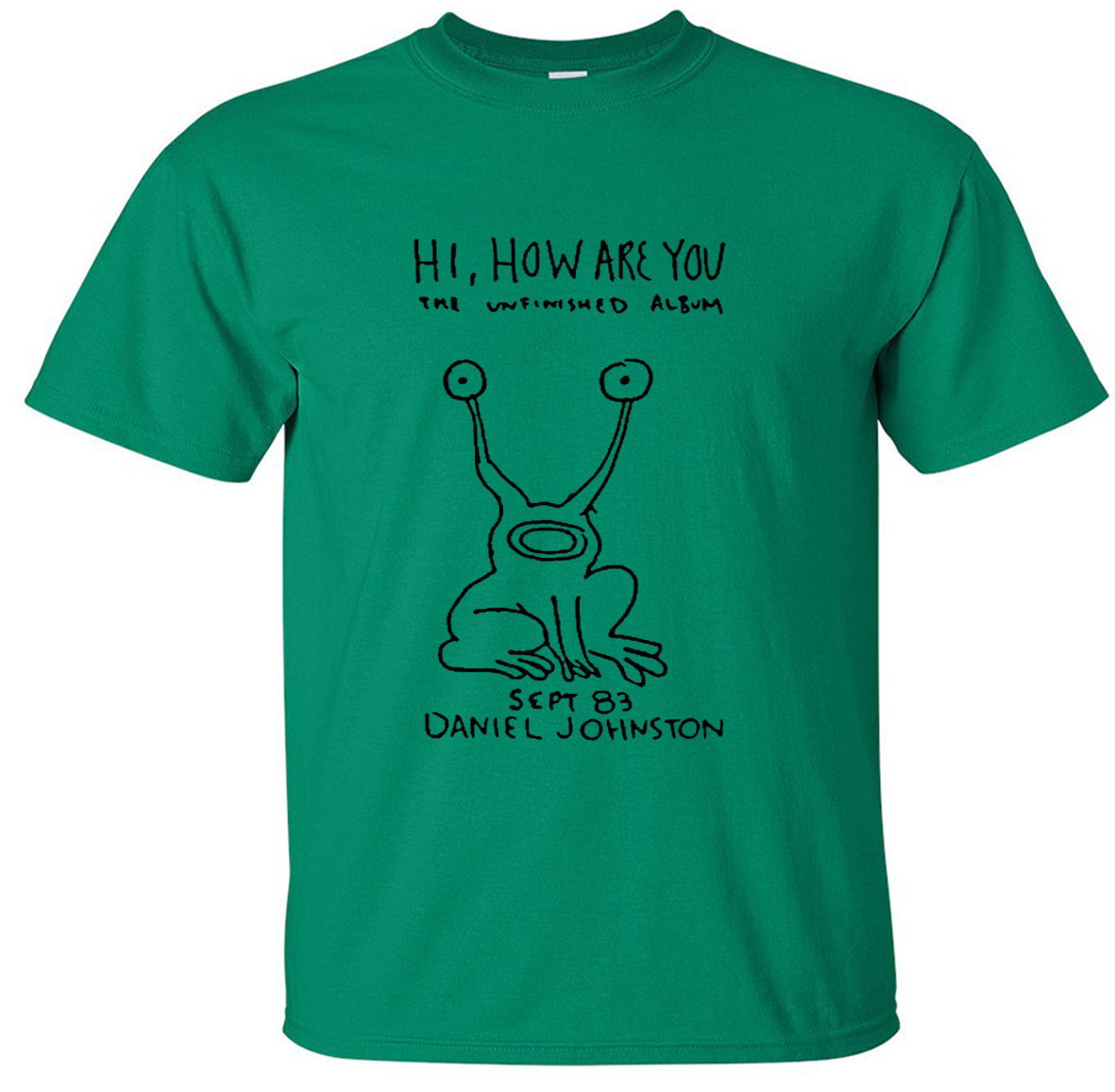 Hi How Are You T shirt Daniel Johnston The Unfinished Album Kurt Cobain ...