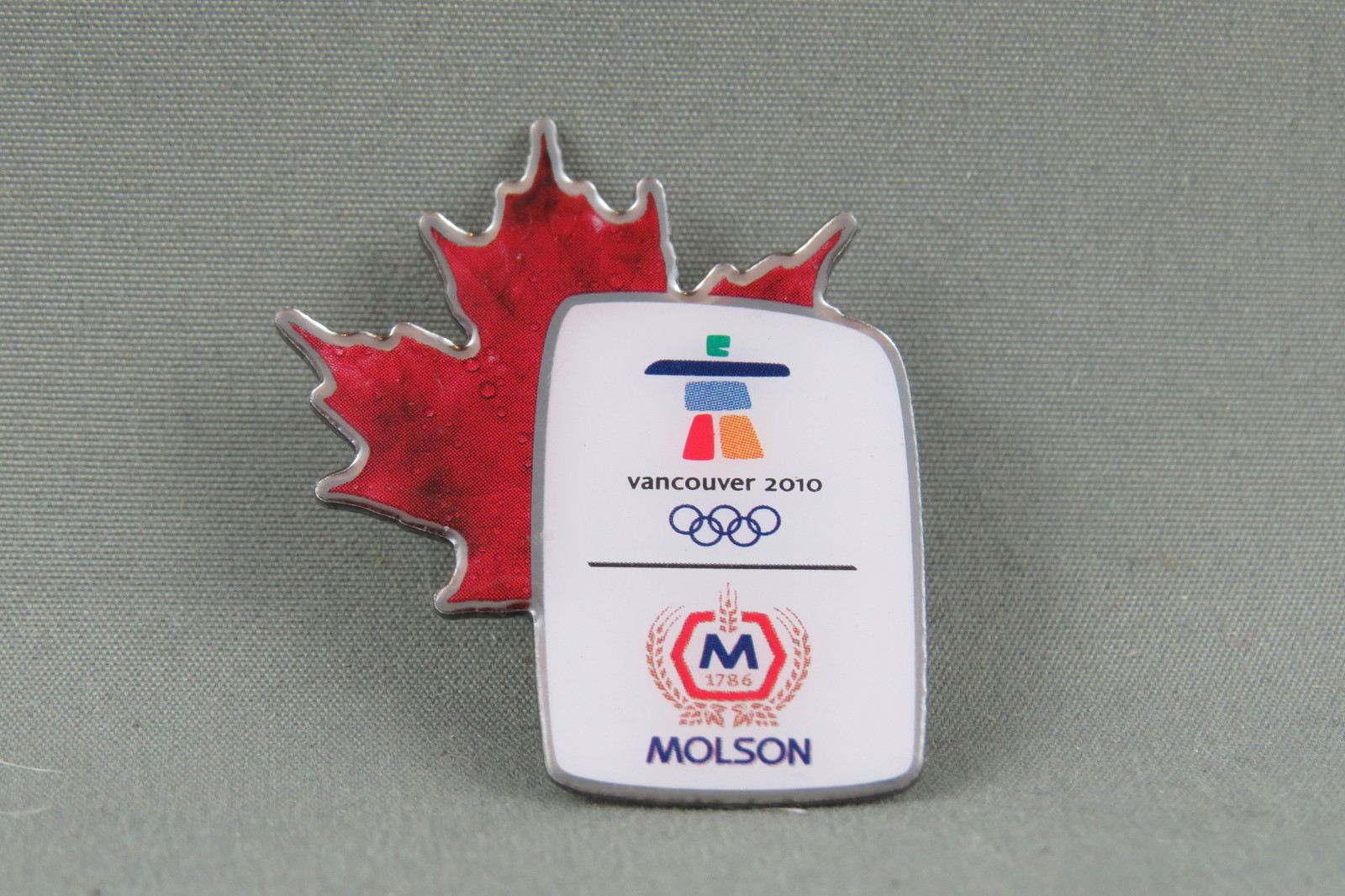 Primary image for 2010 Winter Olympic Games - Molson (Beer) Sponsor Pin - Vancouver BC Canada