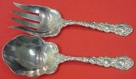Imperial Chrysanthemum by Gorham Sterling Silver Salad Serving Set 2pc 10" - $701.91