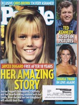 Jaycee Dugard, Chris Borwn Ted Kennedy Shania Twain @ People Magazine Sept 2009  - $5.95