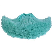 Beautifulfashionlife Girls Tulle pettiskirt Tutu Skirts Acid blue,Large - $24.74