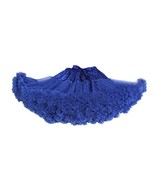 Beautifulfashionlife Girls Tulle pettiskirt Tutu Skirts Royal blue,Large - $24.74