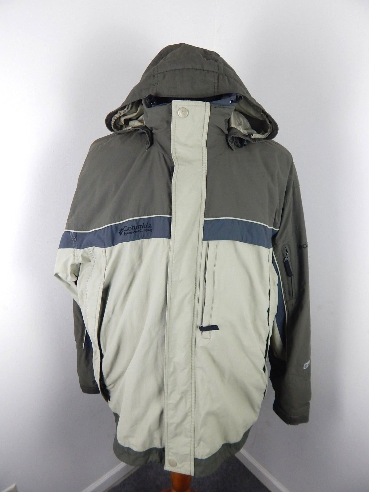 Columbia Men's 3/1 Interchange Fleece Lined Coat/Jacket Hooded Size XXL