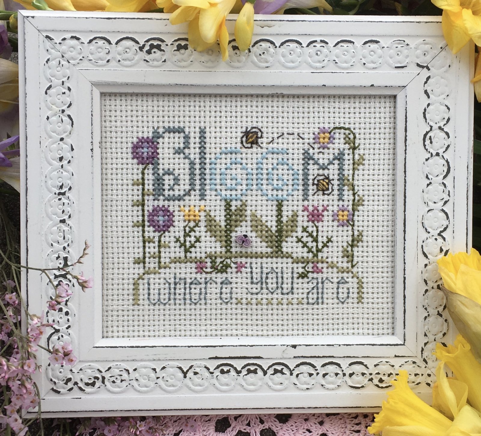 Bloom Kit cross stitch kit Shepherd's Bush Kits