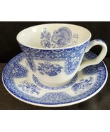 Spode FESTIVAL BLUE Cup &amp; Saucer MINT (multiple available) - $43.48