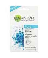2 Doses Garnier Skin Naturals Self Heating Mask Purifies The Pores for 7... - $3.85