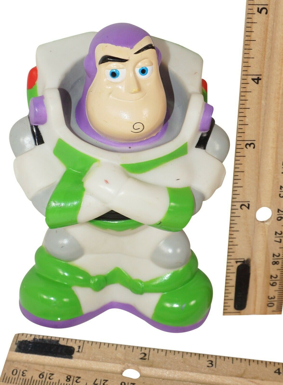 BUZZ LIGHTYEAR PLASTIC TOY STORY 4.5" VINYL FIGURE DISNEY PIXAR USED