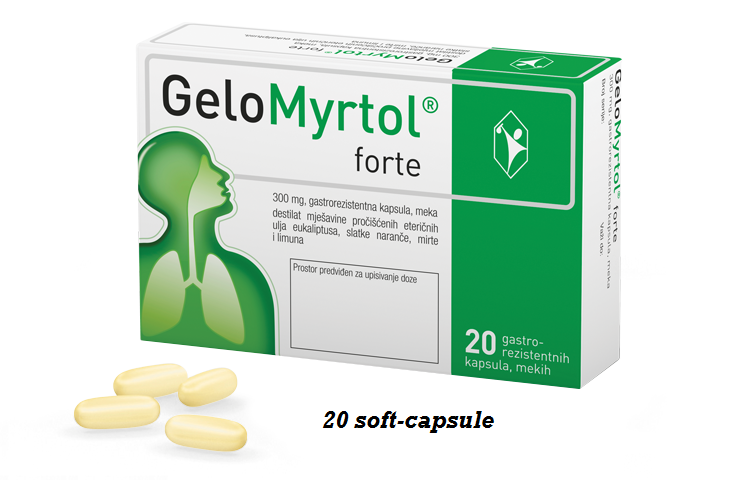 GeloMyrtol Forte 20 soft-caps 300mg - Bronchitis Sinusitis Cough Cold ...