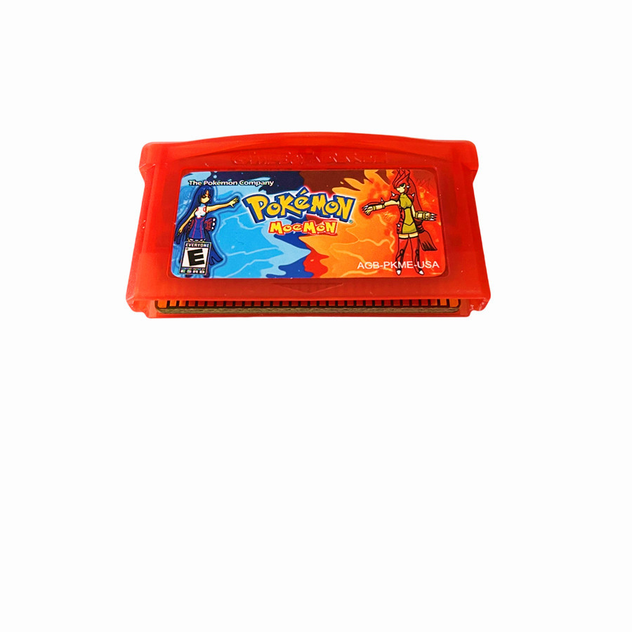 Pokemon Moemon Fire Red Version Game Cartridge Game Boy Advance GBA USA Version