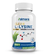 Clean L-Lysine 600mg, 120 Capsules - $16.95
