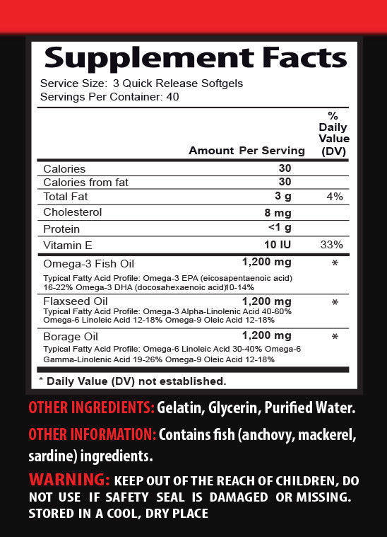 flaxseed oil softgels PREMIUM OMEGA 3 6 9 lower blood pressure 3