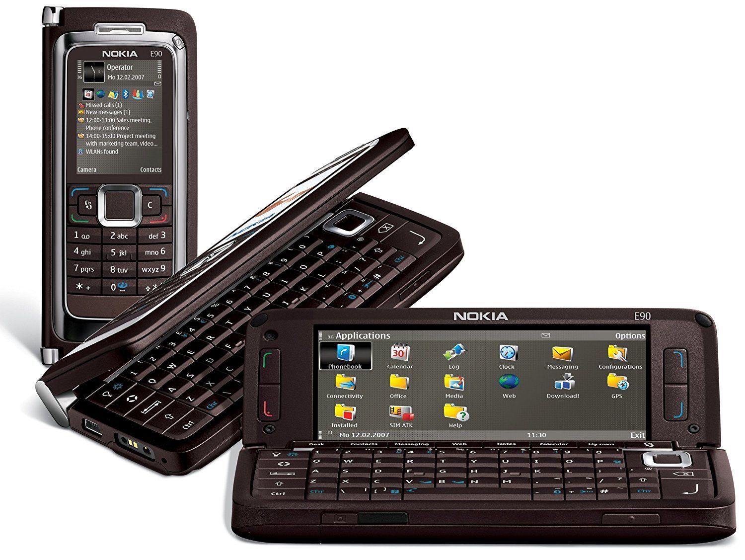 Nokia e series e90 mocha unlocked smartphone cellphone mobile phone