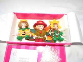 Marie Osmond Dolls For All Seasons Halloween Thanksgiving Christmas Tiny Tot NIB - $29.95