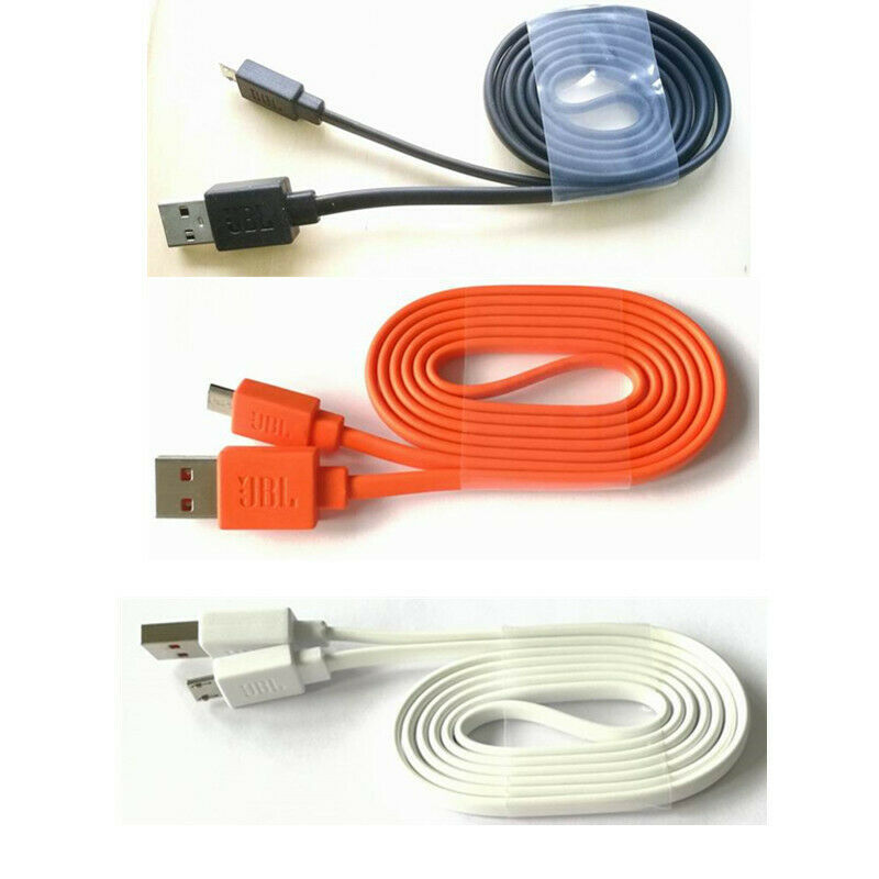 Micro USB Flat Charger Cable Cord for JBL Charge Flip 4 3 2 Bluetooth Speakers