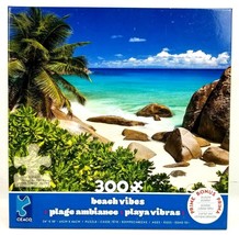 Ceaco 300pc Tropical Jigsaw Puzzle Beach Vibes  Made In USA (24 x 18") NEW - $18.21