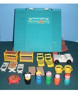 Vtg. Fisher Price Play Family #990 A-Frame Comp. w/Wooden LP &amp; Ladder/NR... - $130.00