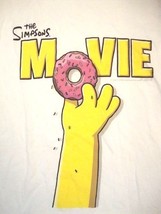 The Simpsons Movie Promo Homer Donuts T Shirt XL - $15.53